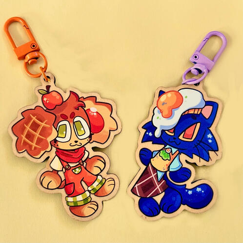 Apple and Egg Charms